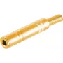 Stereo 6.3 mm TRS-pistik ShiverPeaks 50400-G metallist, kullatud