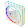 Korpuse ventilaator MODECOM VOLCANO LOOP 120 ARGB Reverse Fan Valge 120 mm, PWM, 400–1400 RPM