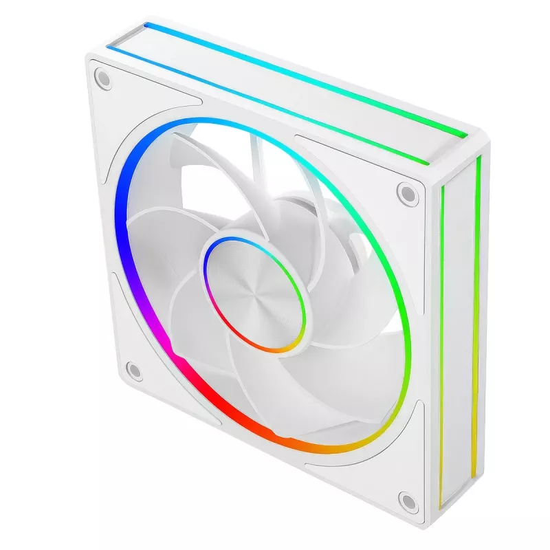 Korpuse ventilaator MODECOM VOLCANO LOOP 120 ARGB Reverse Fan Valge 120 mm, PWM, 400–1400 RPM