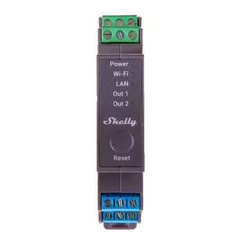 Shelly Pro 2 DIN Rail WiFi/LAN/Bluetooth releelüliti