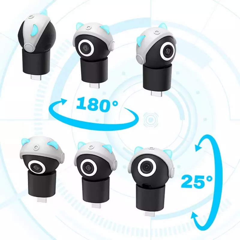 Subsonic Playcam 1080 2in1 HD Mini kaamera Nintendo Switch 2 jaoks, helesinine
