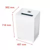 HSM Pure 530 paberipurustaja, 80 l, 3,9 mm