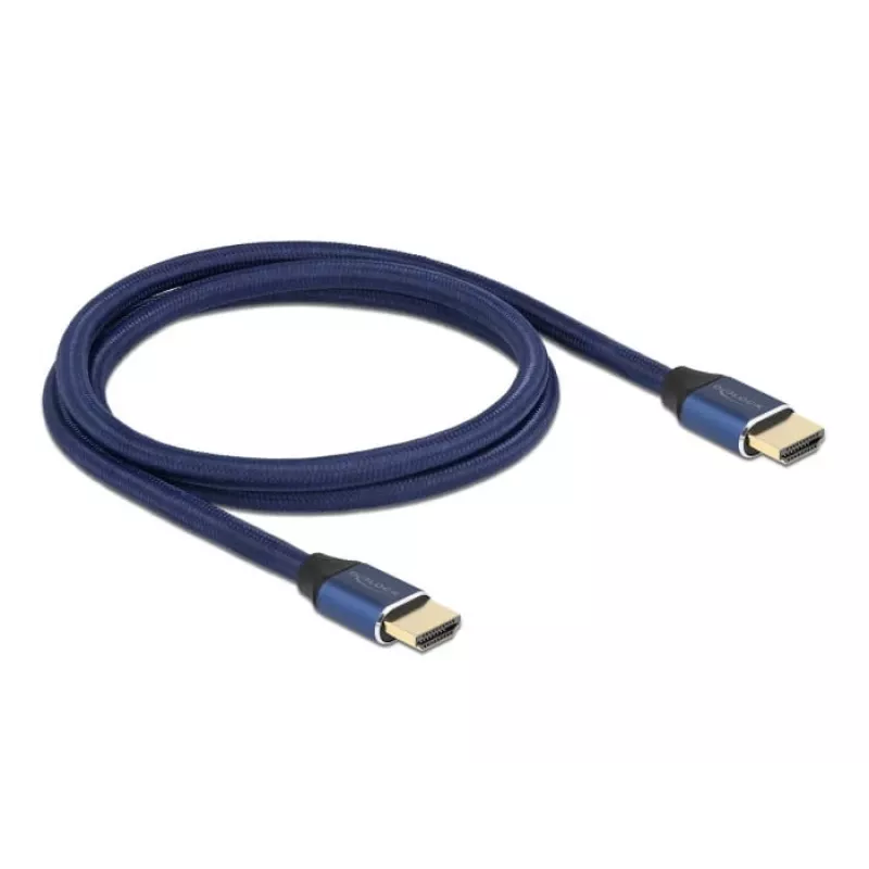 HDMI-kaabel DeLOCK ülikiire 48 Gbps 8K 60 Hz sinine 1 m