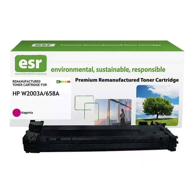 ESR toonerikassett, ühilduv HP W2003A (658A), magenta, taastatud, 6000 lehekülge