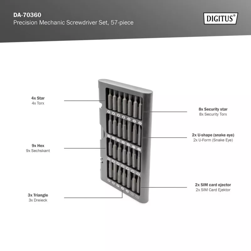Kruvikeerajate komplekt DA-70360