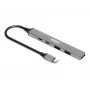 USB-Jaotur Port Designs 900163 USB-C 5000 Mbit/s Hõbedane