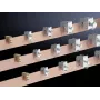 Klamber Rittal SV 3455.500, teras, klambriava 1 cm, hõbedane, pakendis 15 tk