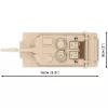 Ehituskomplekt Cobi Abrams M1A2 — 174 tk, soovitatav vanus alates 6 aastat, beež