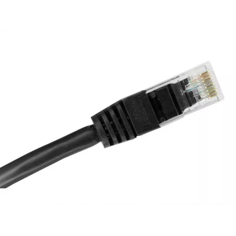 Alantec KKU5CZA1 võrgukaabel Must 0,25 m Cat5e U/UTP (UTP)
