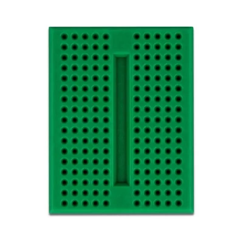 Breadboard DELOCK 18321 — jootevaba prototüüpimisplaat, plastik, 36×46×10 mm, roheline