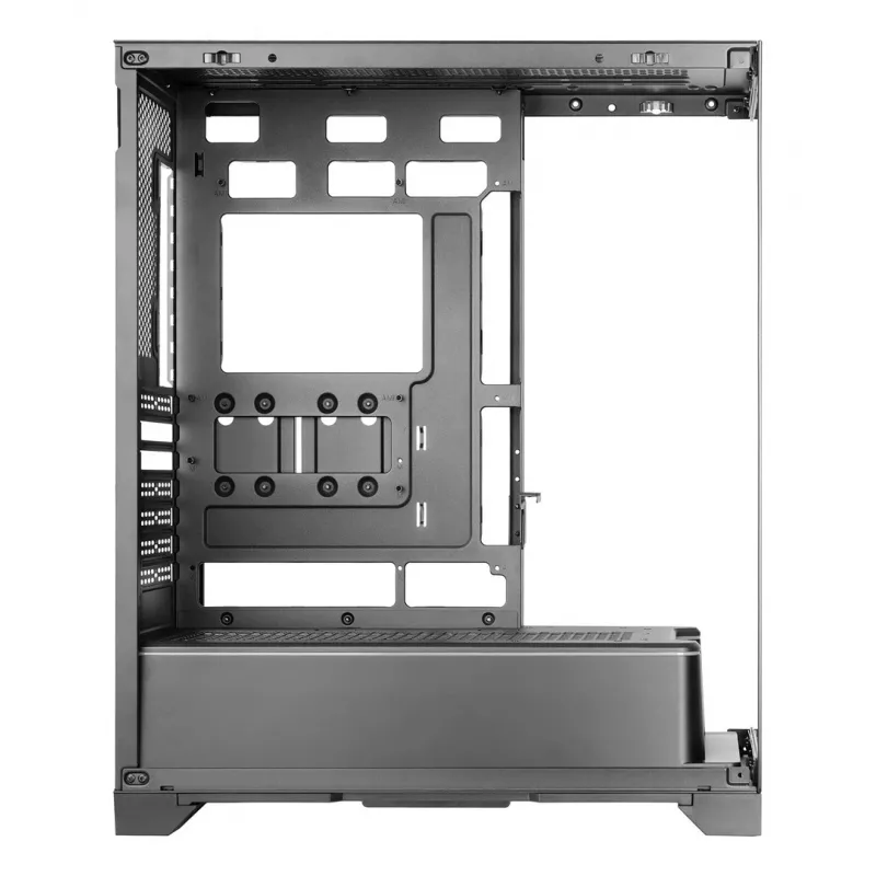 TACENS Mars Gaming MCPRISMA Midi Tower PC korpus, must, karastatud klaas, toetab ATX/Micro-ATX/Mini-ITX, 2x3,5-tollised + 2x2,5-tollised sahtlid