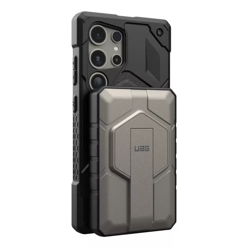 Urban Armor Gear 9B4411114036 akupank 10000 mAh Juhtmevaba laadimine Must, Titaan
