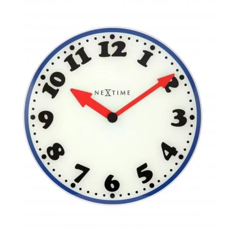 NeXtime kell 8151 Boy, Ø43 cm, sein, valge/sinine/must/punane