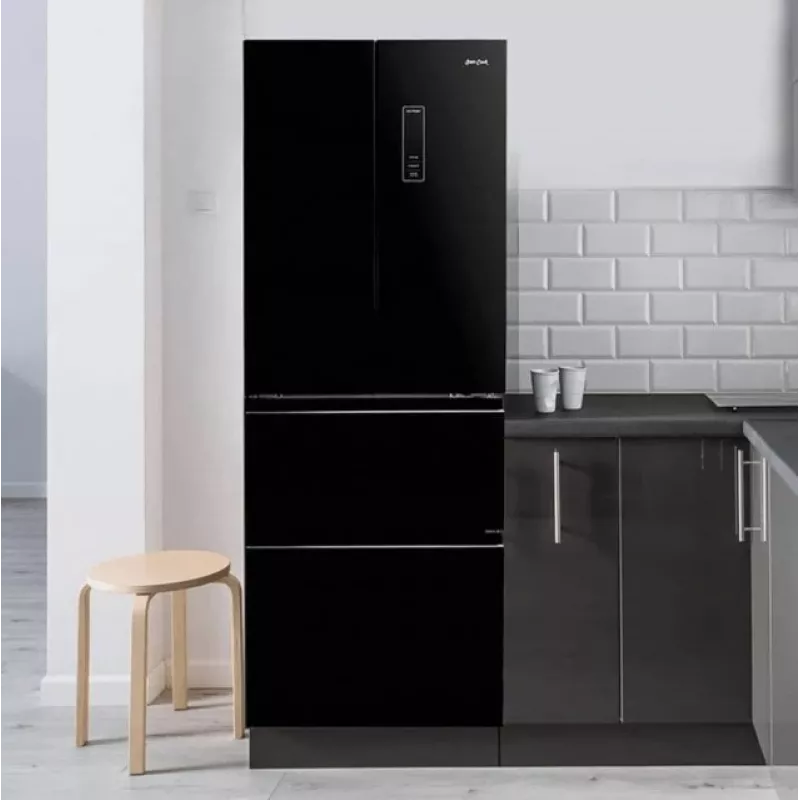 Prantsuse ustega külmik-sügavkülmik Sam Cook PSC-WG-1020AA/B 351 l, energiaklass E, must