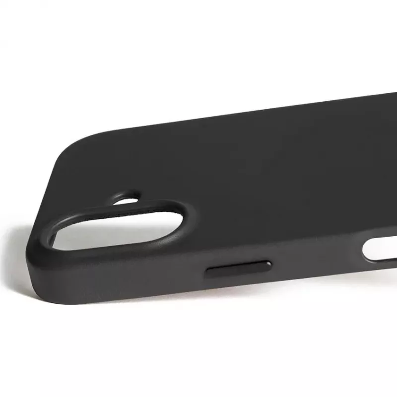 Mujjo Full Leather Case MagSafe ümbris mudelile iPhone 17 Must