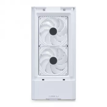 MidiTower arvutikorpus Lian Li LANCOOL 207 — valge, läbipaistev paneel, toetab ATX/MicroATX/MiniITX, ilma toiteplokita