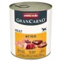 Märg koeratoit animonda GranCarno Adult kalkun 800 g — konserv, teraviljavaba, gluteenivaba, 10,5% valku, 5% rasva