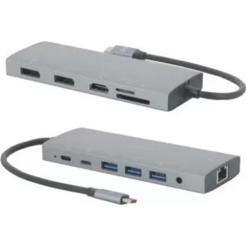 Mobilis USB-C dokkimisjaam 12-in-1 100 W Max (020028)