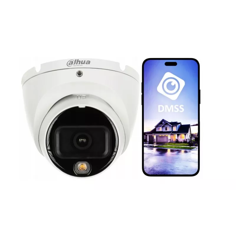 DAHUA IP-turvakaamera IPC-HDW1639T-A-IL-0280B-S6 — 8MP, fikseeritud 2,8mm objektiiv, IR 30 m, IP67, PoE