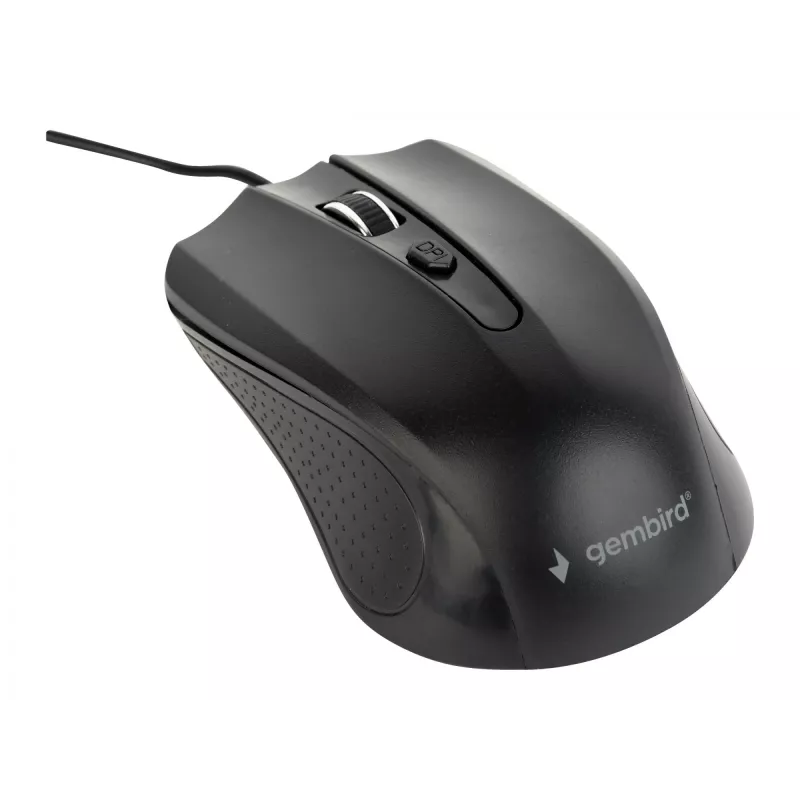 Gembird MUS-4B-01 hiir mõlemakäeline USB Type-A optiline 1200 DPI