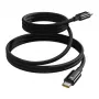 USB-C kuni USB-C laadimiskaabel Baseus Tungsten Gold 100W 1 m, must, nailon