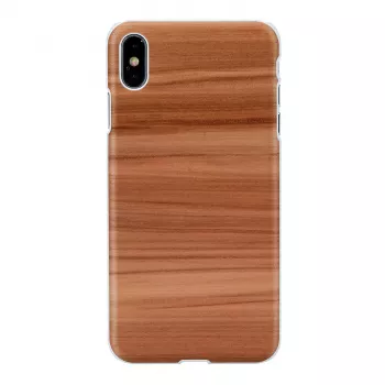 Nutitelefoni ümbris man and wood iPhone XS Max jaoks — Cappuccino Valge