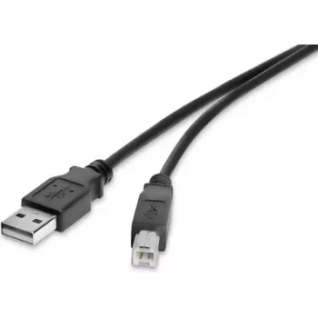 USB-kaabel Renkforce RF-4463067 0,5m USB A USB B Must