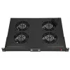 Ventilaatoripaneel Extralink 19 tolli 4 ventilaatorit termostaadiga