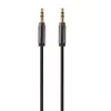 Gembird kaabel CCAP-444-0.75M (Mini Jack M - Mini Jack M, 0,75 m, must) helikaabel 3,5 mm must (CCAP-444-0.75M)