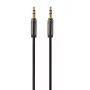 Gembird kaabel CCAP-444-0.75M (Mini Jack M - Mini Jack M, 0,75 m, must) helikaabel 3,5 mm must (CCAP-444-0.75M)