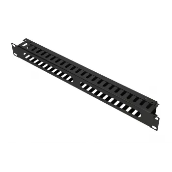 Kaablihalduspaneel Extralink kaabel MANAGER WITH METAL COVER Must Metall 48,3 cm