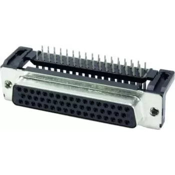 Juhtmepistik Harting 09 66 512 7601 Must Hõbedane Teras Vasesulam
