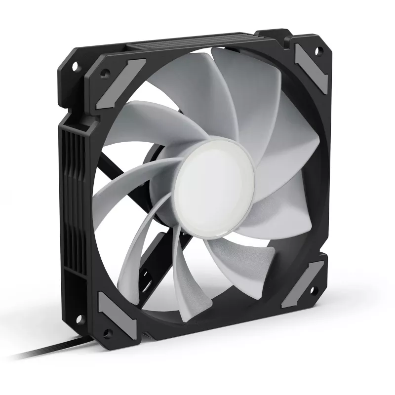 SHARKOON Shark Mirror RGB PWM Reverse 120mm ARGB ventilaator - must