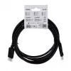 Savio CL-137 DisplayPort-kaabel 3 m Must