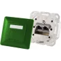 Pistikupesa 2 x RJ-45 ShiverPeaks 74280-G, Cat6a, 500 MHz, metallkorpus, roheline