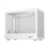 Arvutikorpus DeepCool CH160 PLUS WH Small Form Factor valge, microATX, karastatud klaas, USB-C
