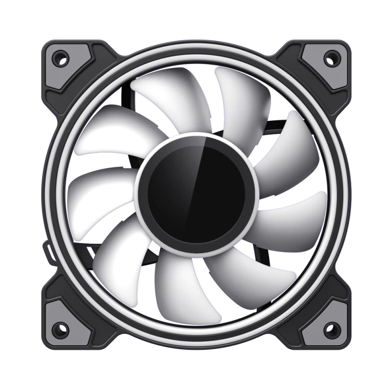 Gamemax | Korpusventilaator | DUAL RING INFINITY | Must