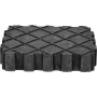 Kummitugi ks tools 160.0391, universaalne tugipadi 155×125×35 mm
