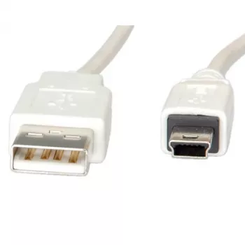 VALUE – USB-kaabel – USB (M) Mini-USB-le, tüüp B (M) – USB 2.0 – 80 cm – valge (11.99.8708)