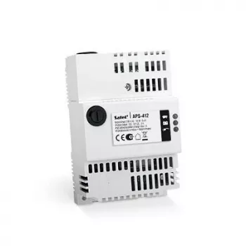 Katkematu toiteplokk SATEL APS-412 12 V 4 A, kompaktne hall, 77×59×122 mm