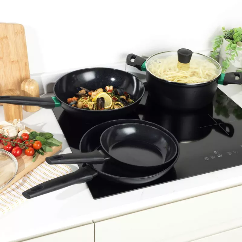 Praadimispann Russell Hobbs 28 cm Thermocollar RH03255EU7, mittenakkuva pinnaga, kuumusindikaator
