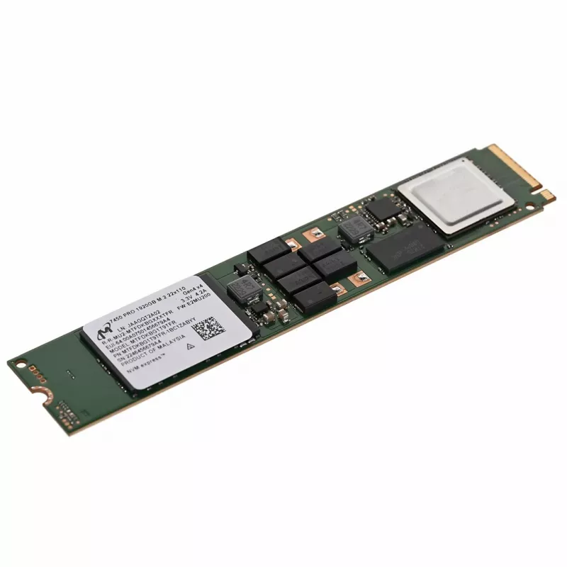 SSD M.2 PCIe 4.0 NVMe Micron 7450 PRO 1,92 TB, 3D TLC NAND, x4, lugemine 735k IOPS, kirjutamine 120k IOPS