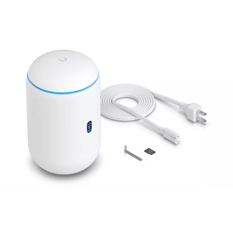 Ubiquiti Dream 7 traadita ruuter 2,5 Gigabit Ethernet kolmeribaline (2,4 GHz / 5 GHz / 6 GHz) Valge