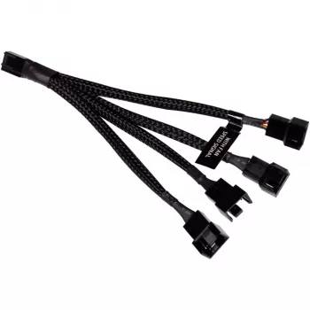RGB-jagurkaabel Alphacool 18682 Must Plastik 150mm
