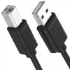 USB 2.0 kaabel Unitek Y-C420GBK, USB A USB B-le, 3 m, must