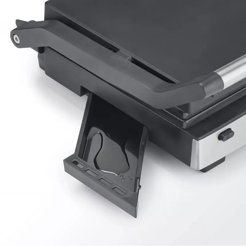 Kontaktgrill Severin KG 2380 must hõbedane 2000W roostevaba teras