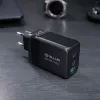 Seinalaadija Tellur TLL151451 65W, 3 porti (2x USB-C, 1x USB-A)