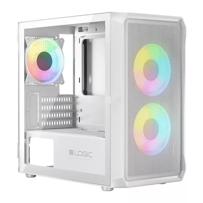 Logic PORTOS ARGB MINI USB 3.0 korpus valge