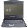 19-tolline LCD KVM-konsool DIGITUS DS-72211-5US, 16 pordiga, Cat 5, 1366x768, US International klaviatuuriga