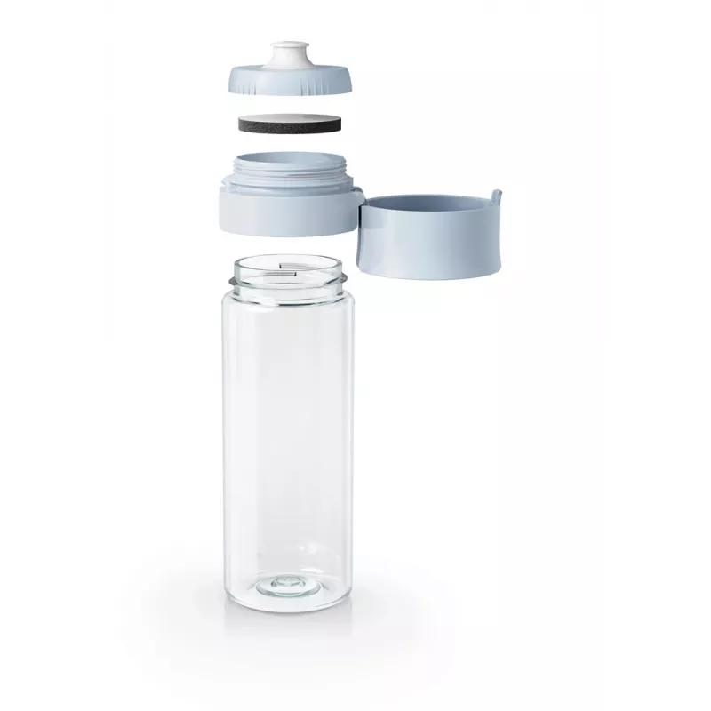 Filtreeriv pudel BRITA Vital Pastel Blue 600 ml koos 2 MicroDisc filtriga, BPA-vaba, nõudepesumasinakindel